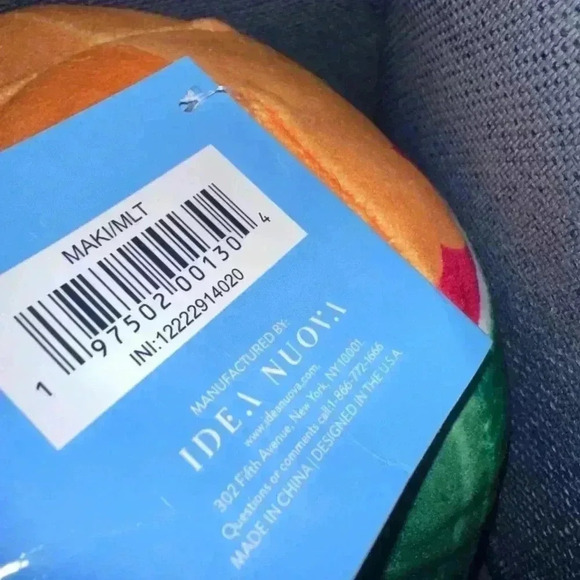 NWT!! Cuddly Crew Sushi Plush Toy / Green & Orange - Picture 6 of 9